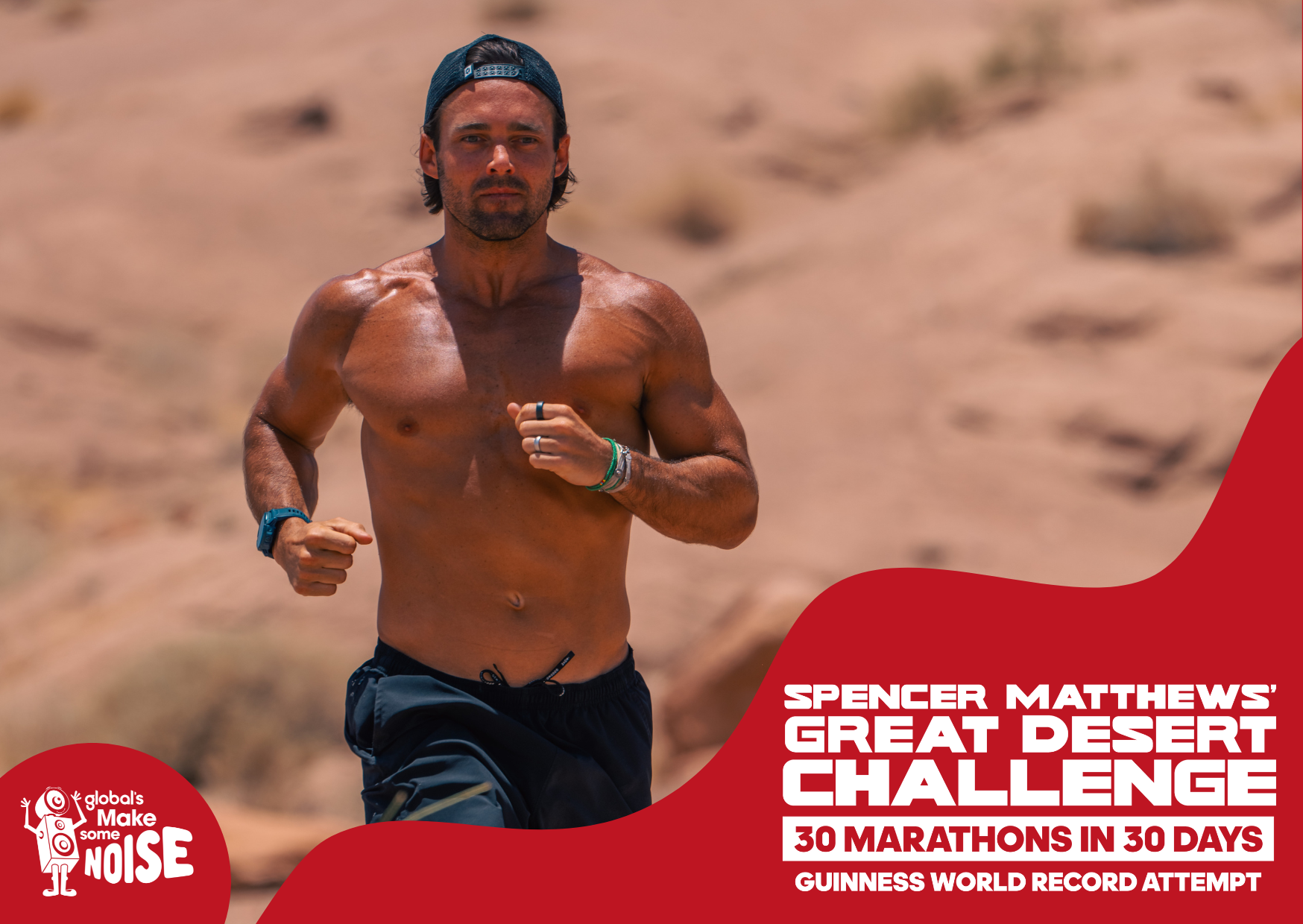 Thank you for supporting Spencer’s Great Desert Challenge World Record Attempt