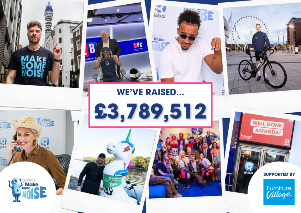 Global’s Make Some Noise raises £3.8 million to change lives across the UK