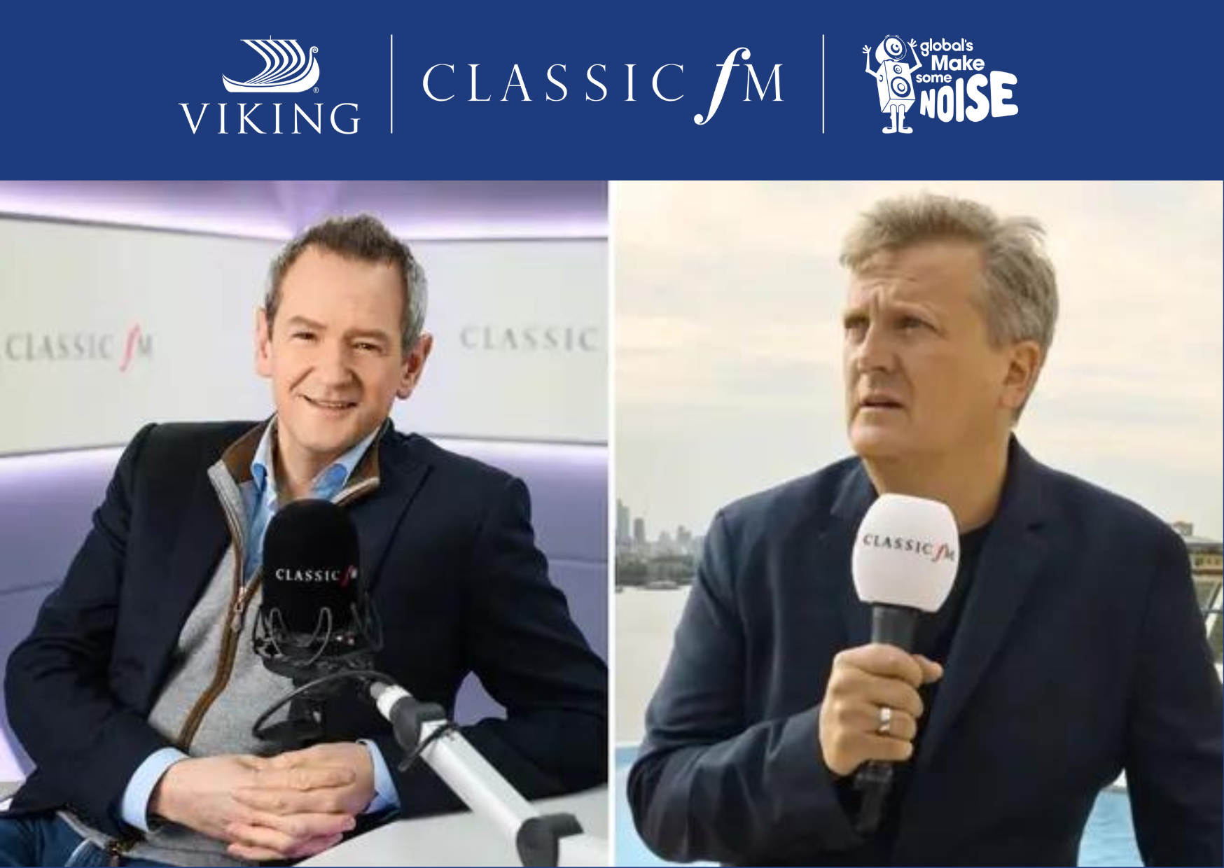 Aled Jones and Alexander Armstrong to play ‘Famous Five Flipped’ for Global’s Make Some Noise